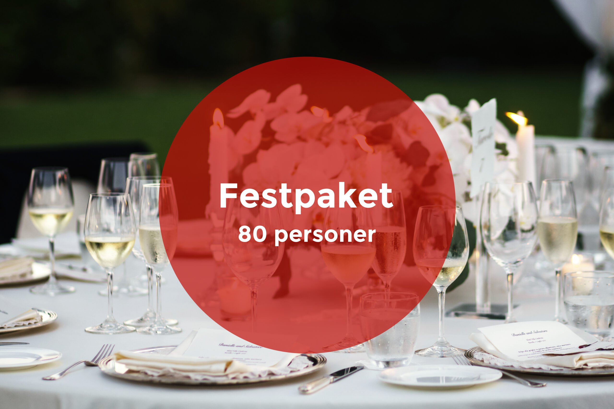 Festpaketet 80 personer